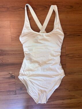 NWT Andie Tulum Long Torso Tall Crossback One-Piece Swimsuit - Medium Tall